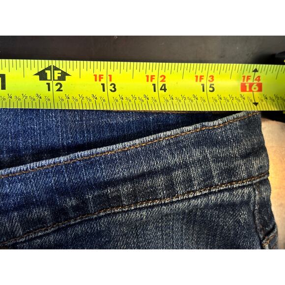 LRL Lauren Jeans Co. Womens Size 12 Petite Stretch Straight Leg Medium Wash - Picture 7 of 10